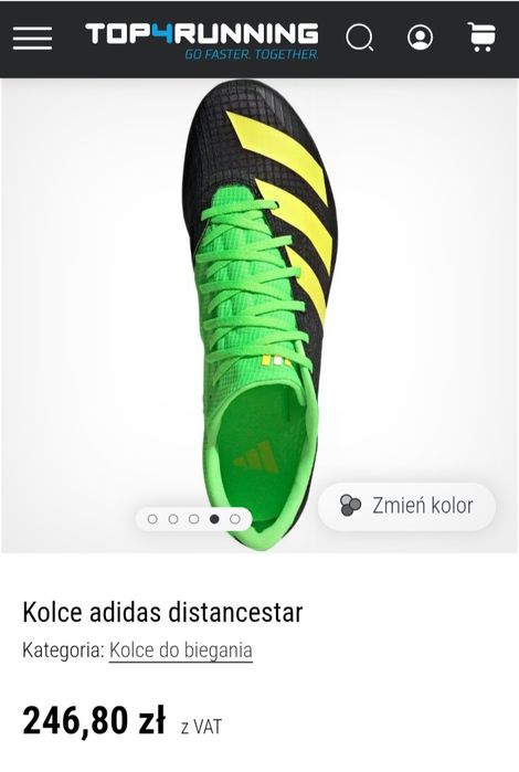 Kolce biegowe Adidas Adizero Distancestar 44 2/3