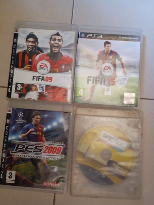 Fifa 09 Fifa 15 Pes 09 e Singstar Ps3