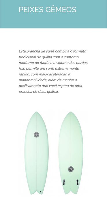 O Prancha De Surfe Element Twin Fish