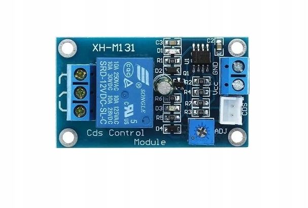 Czujnik oświetlenia zmierzchu z przekaźnikiem 12V