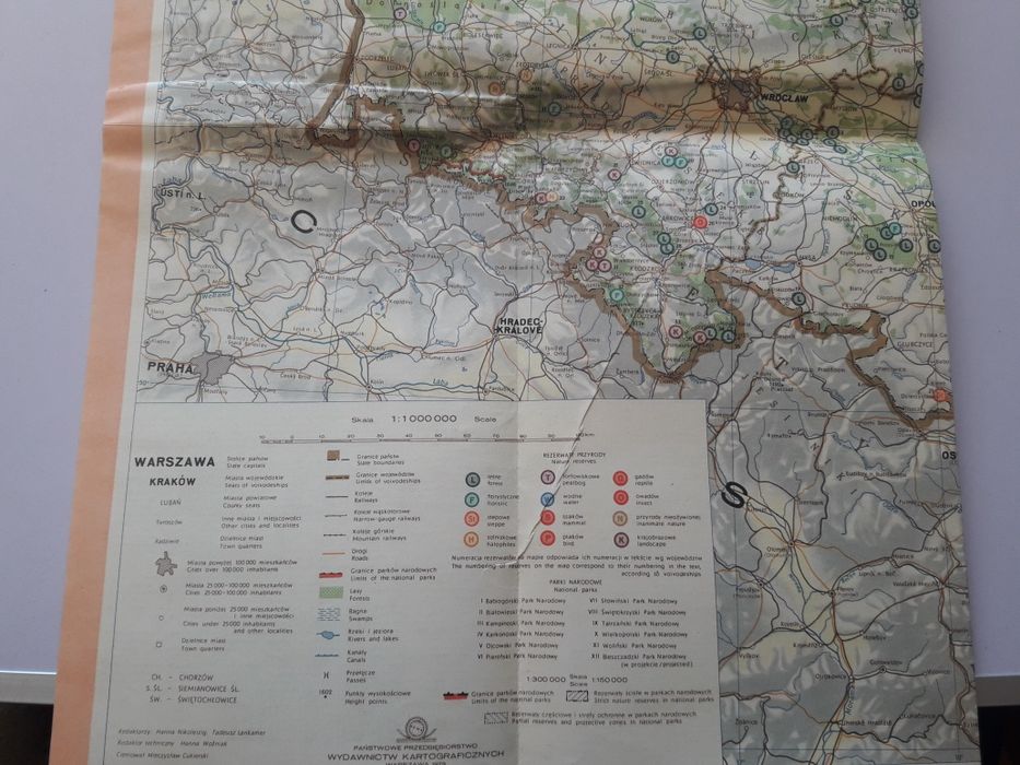 Parki narodowe i rezerwaty przyrody w Polsce Warszawa 1973 rok