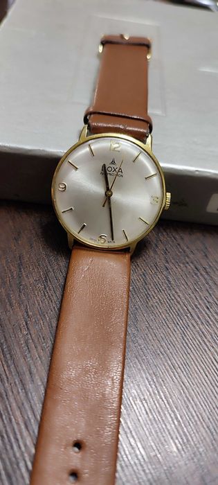 Zegarek męski Doxa mechaniczna złocona 18K