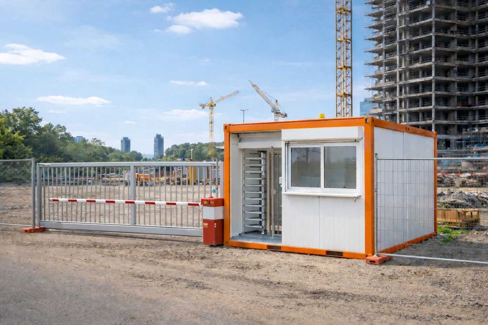 Tymczasowe zabezpieczenia terenu budowy - systemy dostępu ogrodzenia