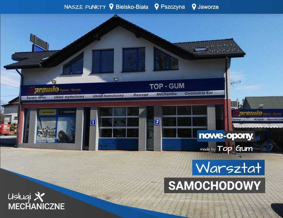 SERWIS OPON WULKANIZACJA przechowalnia osobowe dostawcze TIR budowlane