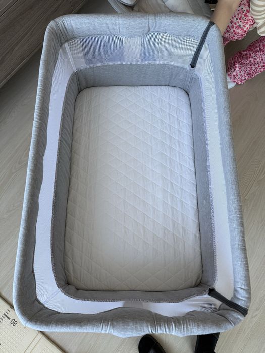 Кроватка детская 3 в 1 Lionelo LEONIE GREY STONE