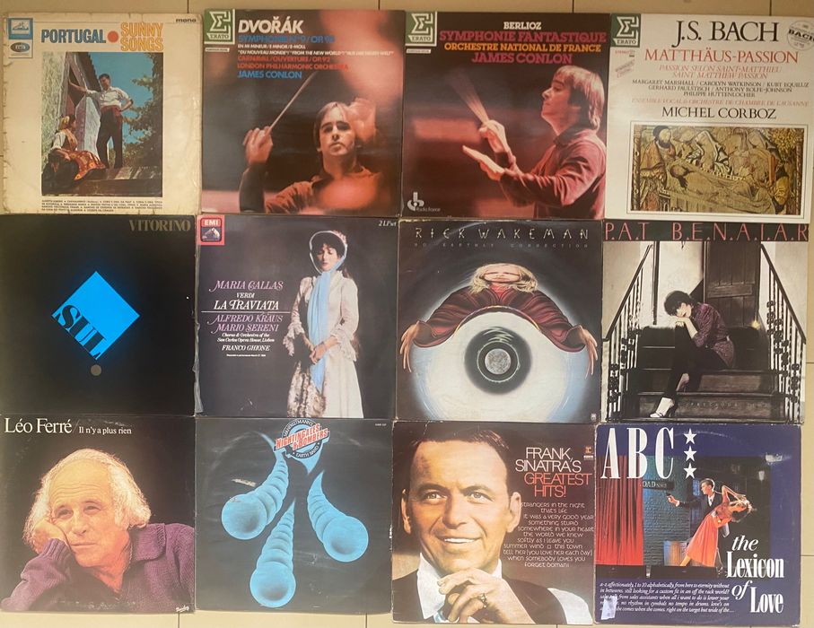 Discos de vinil em bom estado