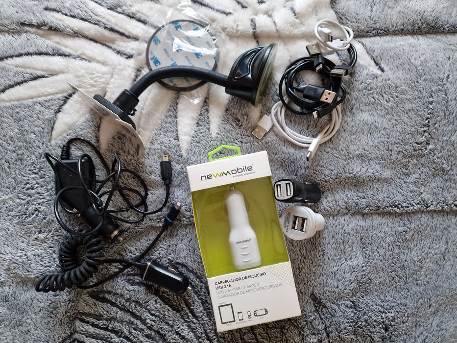 Kit acessórios de isqueiro para telemóvel de carro