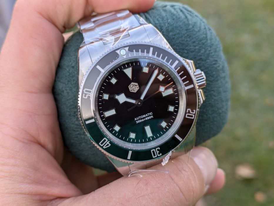 Zegarek San Martin Tudor ceramika nh35