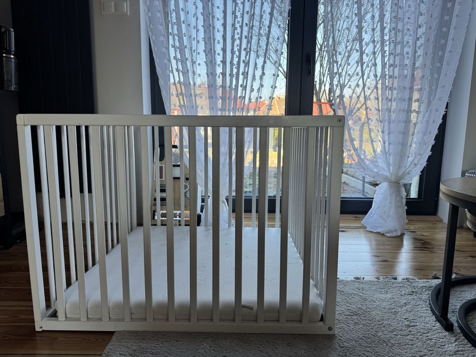 Kojec drewniany z materacem Woodies