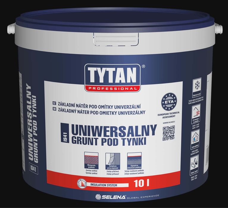 Sprzedam nieużywany  uniwerslany grunt pod tynki 10 l +gratis