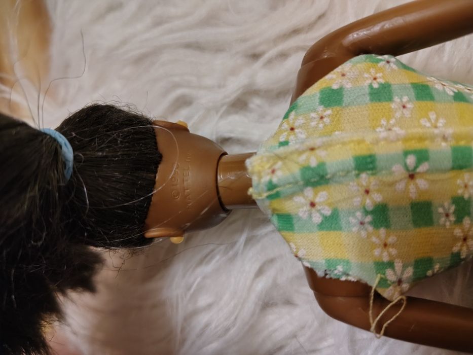 Lalka Barbie Pretty on Plaid afroamerykanka  orginał Mattel 1966/ 1990