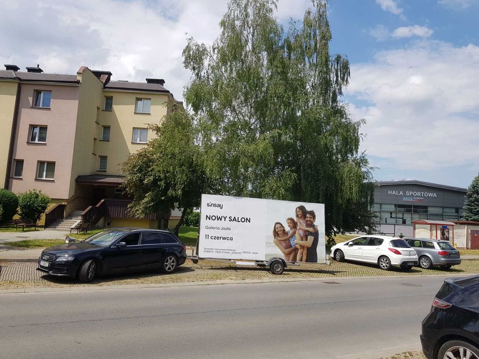 Mobilna reklama przyczepy reklamowe Rzeszów Tarnów Nowy Sącz Mielec