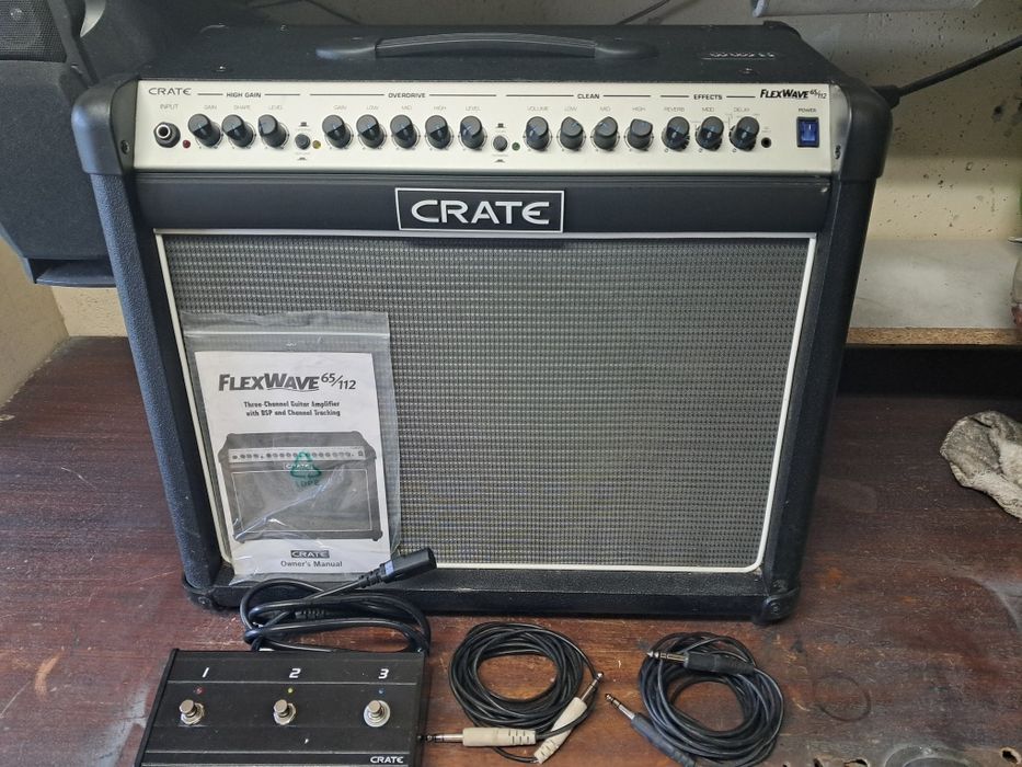 Amplificador de guitarra crate flexwave 65/112