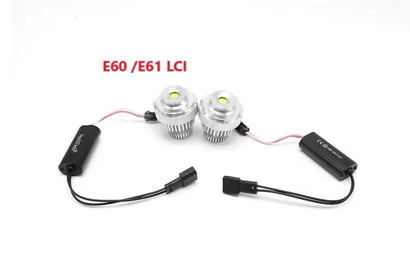 Kit 2 lampadas LED Angel Eyes BMW E60 E61 LCI 2007 a 2010 - 60w Novo