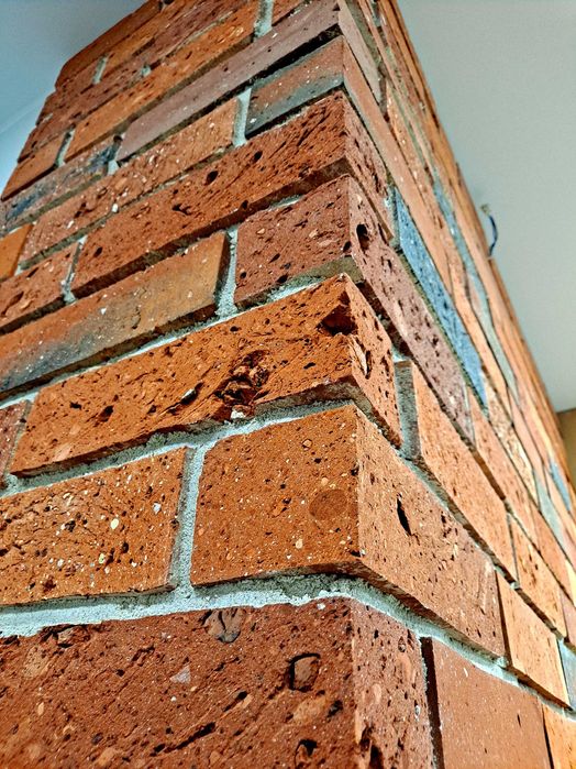 Cegła cięta lico starej cegły loft ceglane płytki Cegła industrial Środki