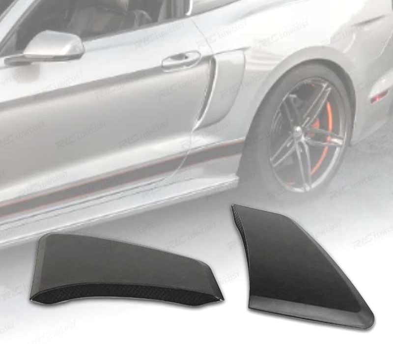 ENTRADAS DE AR ​​LATERAIS FORD MUSTANG 15-23 LOOK GT PRETO