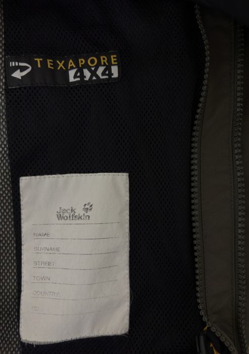 Вітровка Jack Wolfskin, мембранна, технологія Texapore 4×4