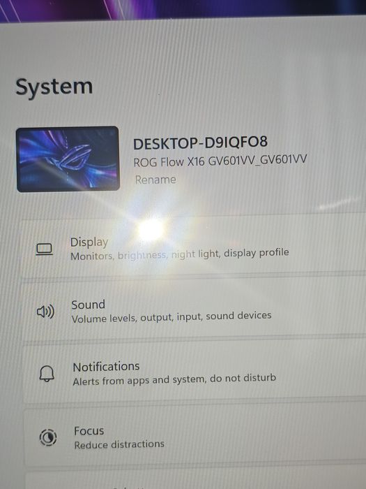 Laptop gaming asus rog flow x16 GV601VV