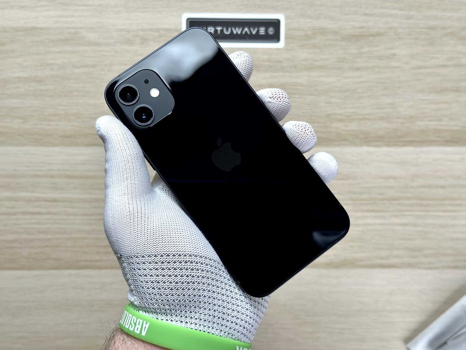 iPhone 12 64GB – Czarny – 100% Baterii (nowa oryginalna, 0 cykli) – 30 dni gwarancji