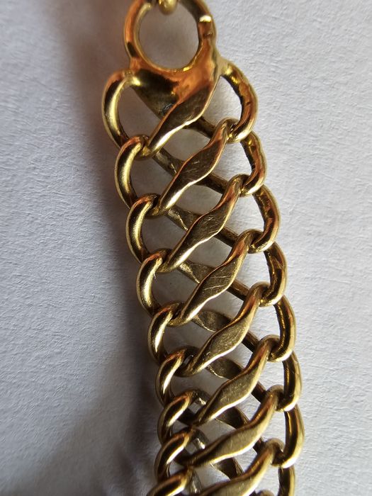 Pulseira ouro amarelo 19k