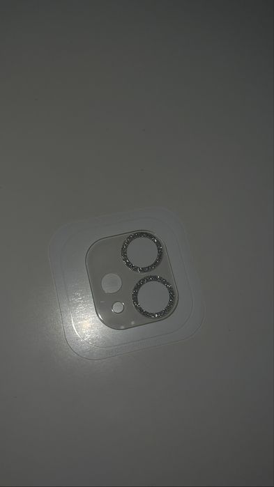 Iphone 11. Скло для камери з світловідблискуючими блискітками