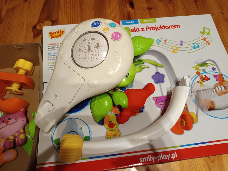 Karuzela muzyczna z projektorem Smily Play