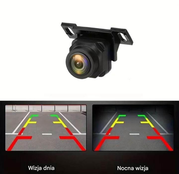 Monitor LCD 4.3 cala + kamera cofania 8 diod PAL