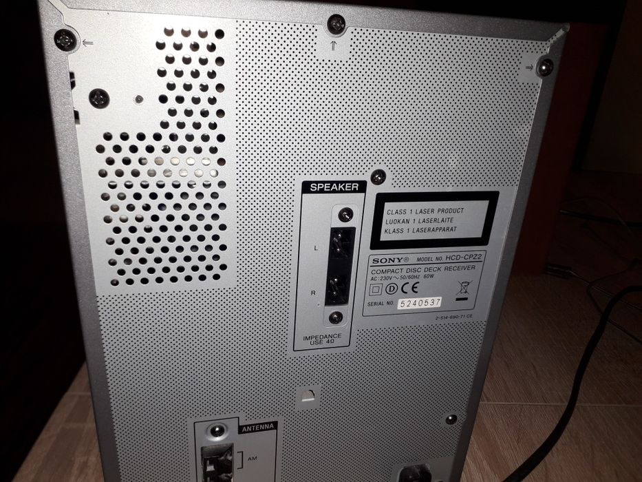 Wieża sony radio cd mp3 CMT-CPZ2