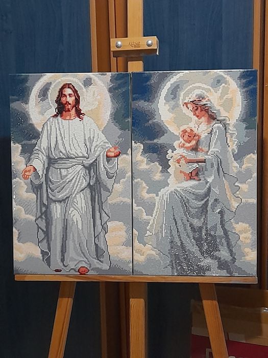 Готові Ікони в техніці алмазної мозаїки.