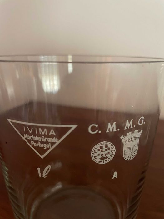 Conjunto Raro de 10 Copos de Aferição IVIMA - C.M. Marinha Grande (Torre Completa)