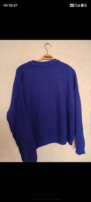 Sweter mocny fiolet XL