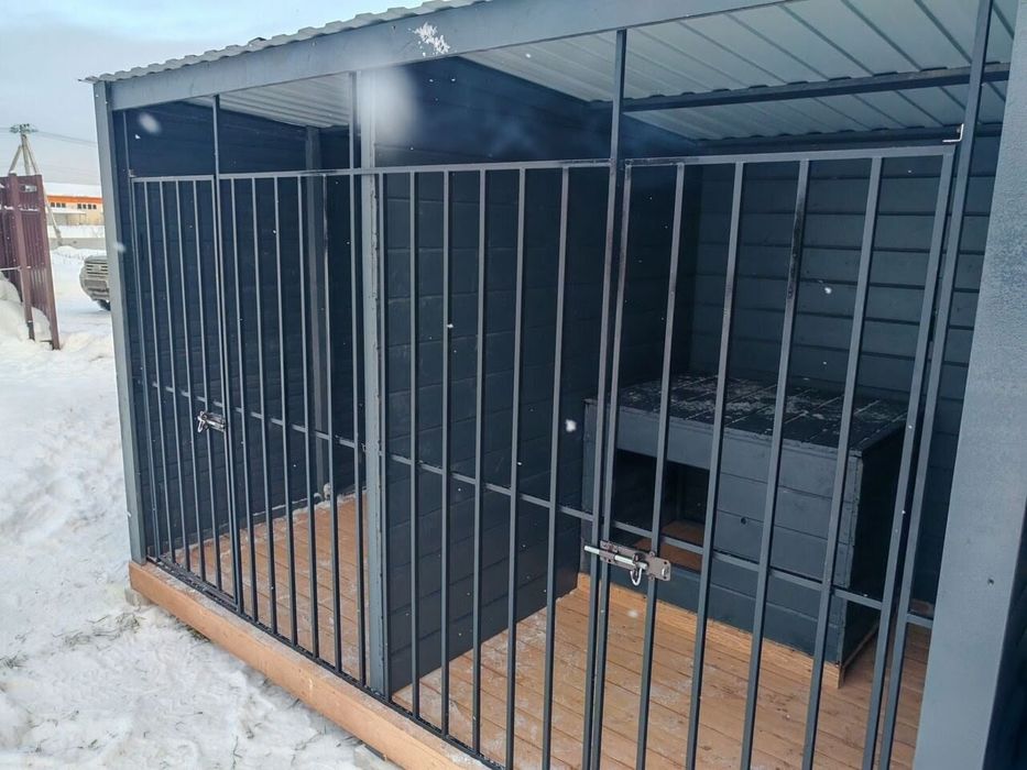 Вольер для собак,двойной 3*2 метра. Доставка,монтаж.
