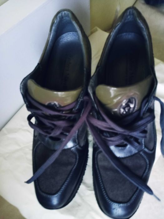 Sneakersy damskie , Andrea Morelli, skóra naturalna , 37