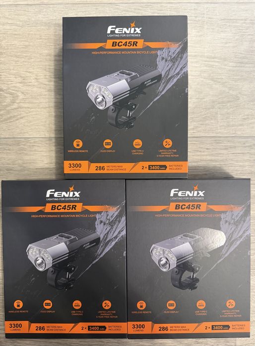 Велофара Fenix ​​BC45R з акумулятором