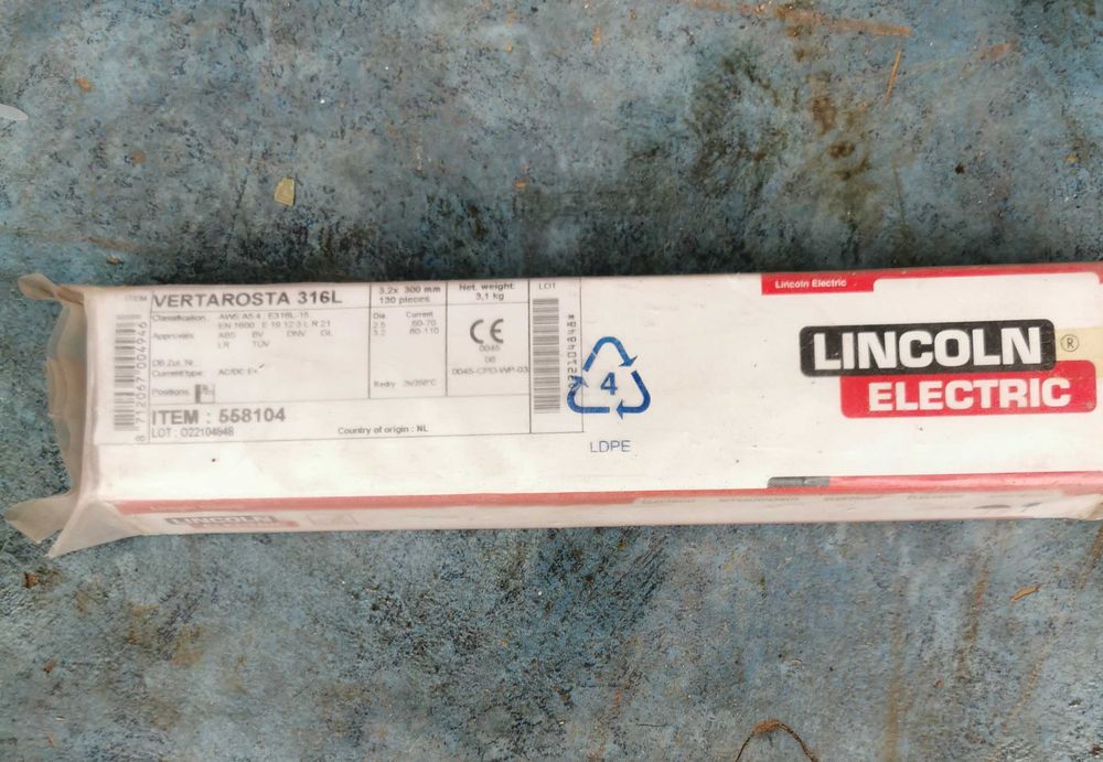 Elektrody lincoln do nierdzewki