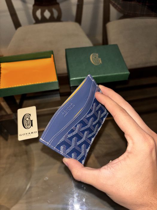 Goyard Porta cartões - Azul - Nunca usado