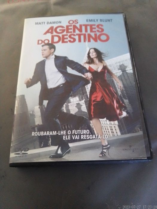 DVD Os Agentes Do Destino Filme com Matt Damon Emily Blunt LEG.PORT