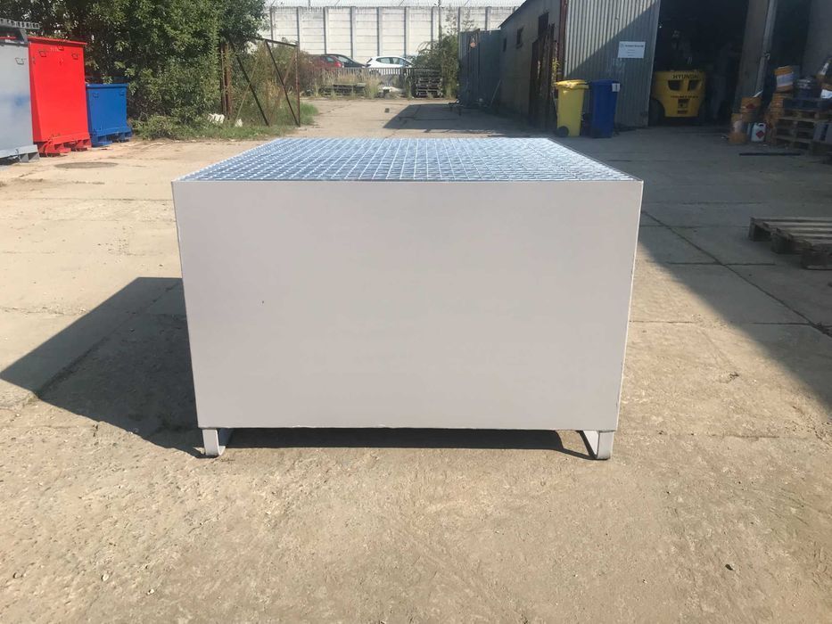 Porządna Wanna Ociekowa PMC 2000L, Na 2 Zbiorniki IBC-Mauser