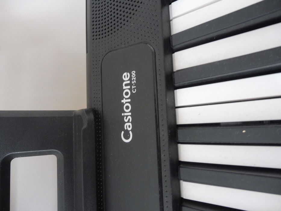 Keyboard Casio Casiotone CT-S200 Czarny + Statyw + Pulpit! Stan BDB