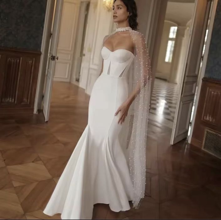 Весільна сукня рибка