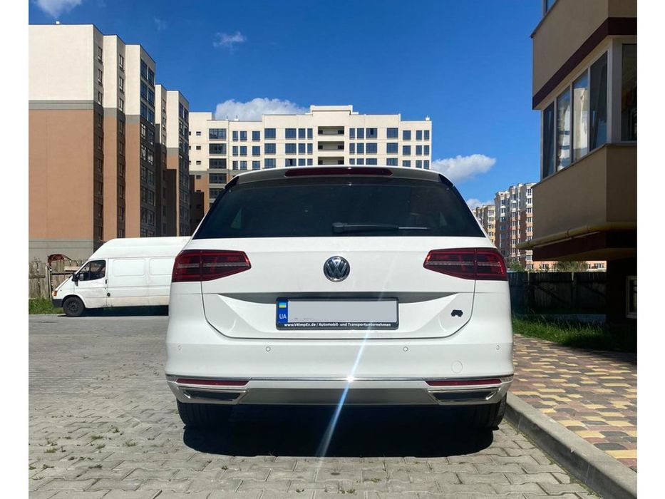 Volkswagen Passat B8 2015-2023 рр. Накладки імітація глушника SD/SW (2015-2018, 2 шт, нерж) Carmos - Турецька сталь