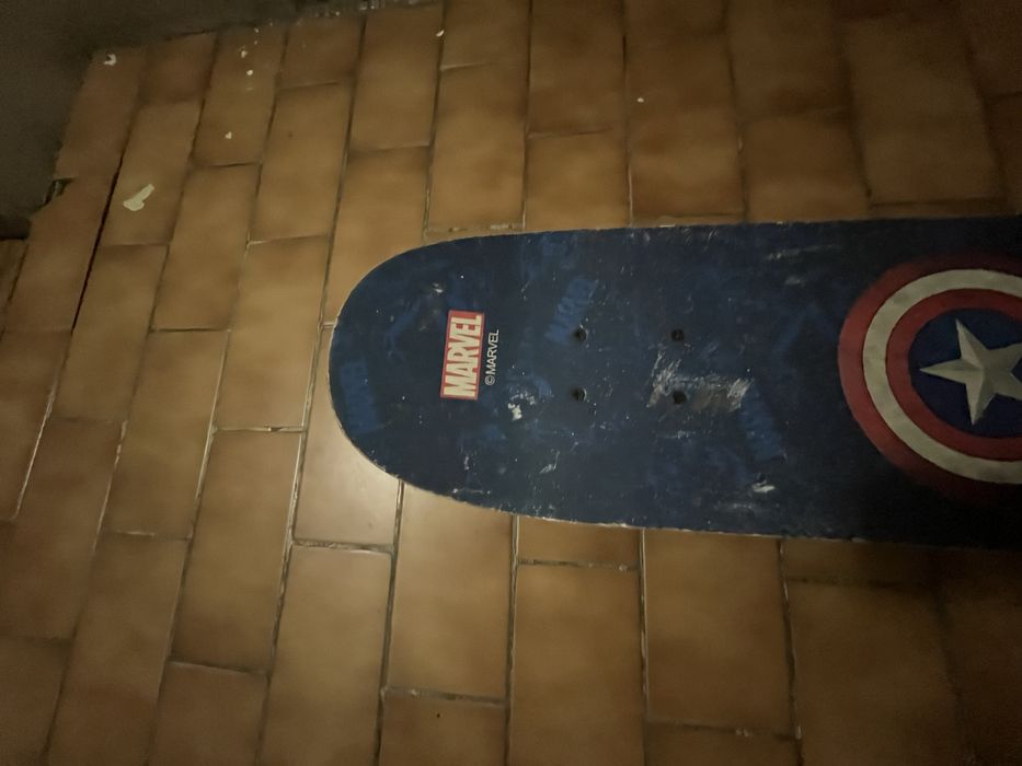 Skate marvel capitao america