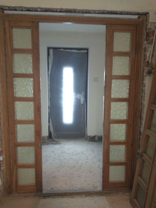 Drzwi wahadłowe wewnętrzne drewniane