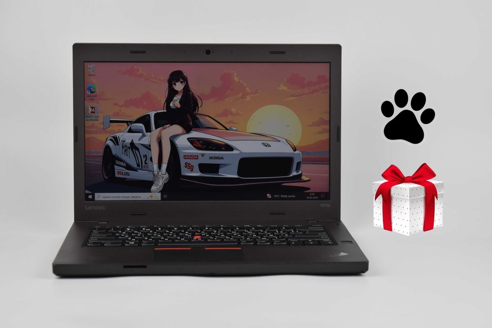 Lenovo ThinkPad T470p i5-7300HQ 8/16гб ssd 256/480гб 14" IPS Ноутбук