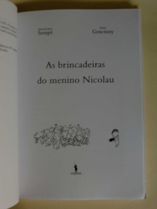 As Brincadeiras do Menino Nicolau
de Goscinny e Sempé