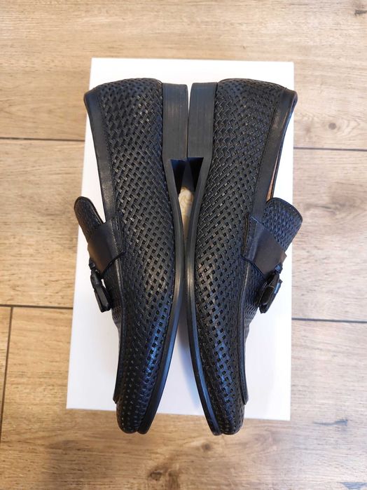 Czarne mokasyny męskie Wittchen, 41