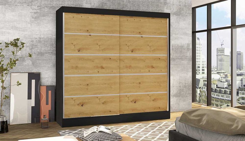 NOWOŚĆ szafa Przesuwna RUTICO V4 200 cm