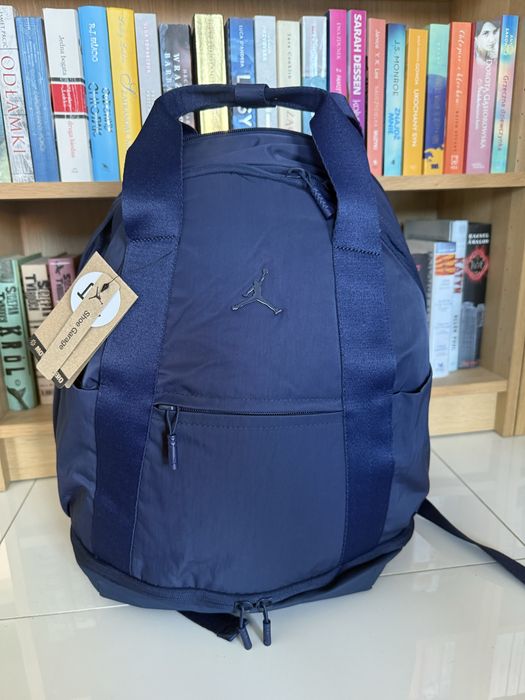 Plecak Jordan Alpha Backpack Męski Sportowy Nowy Duży Granatowy