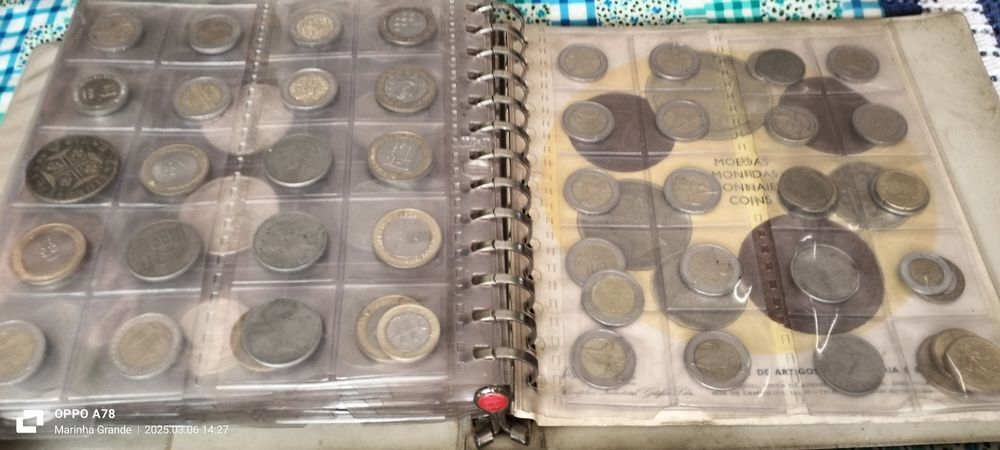 Notas e moedas de coleção