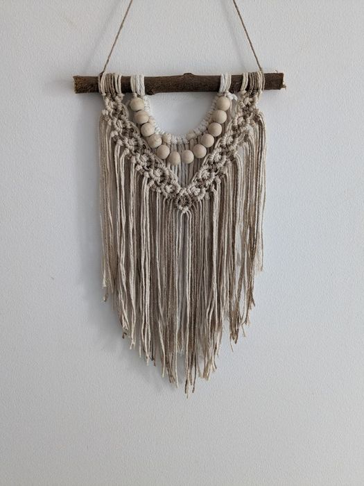 Painel em macramé